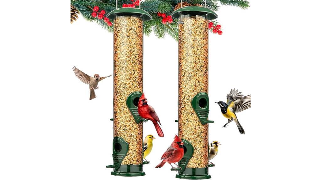 metal bird feeder tubes