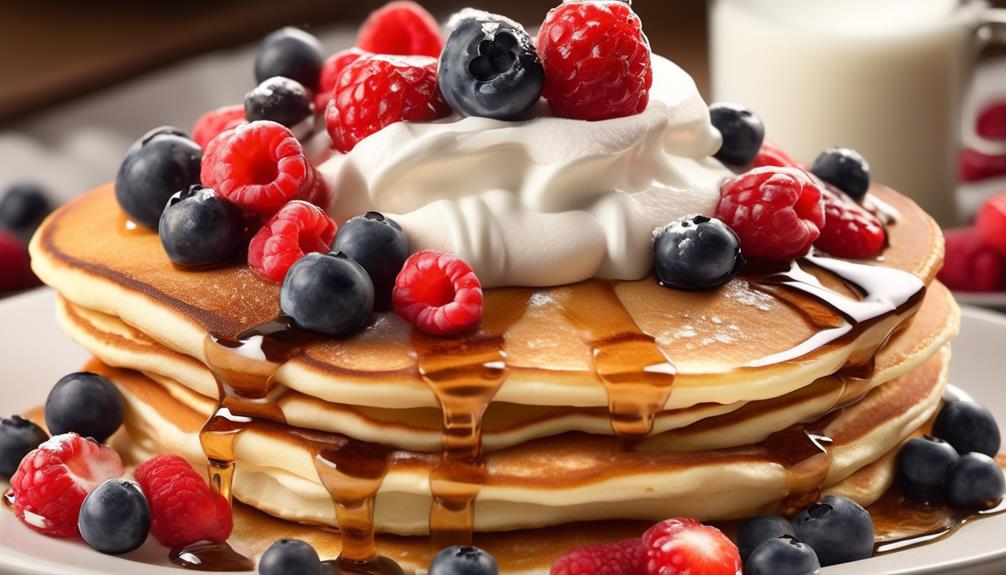 milk adds richness to pancakes