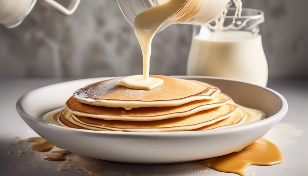 milk improves pancake flavor