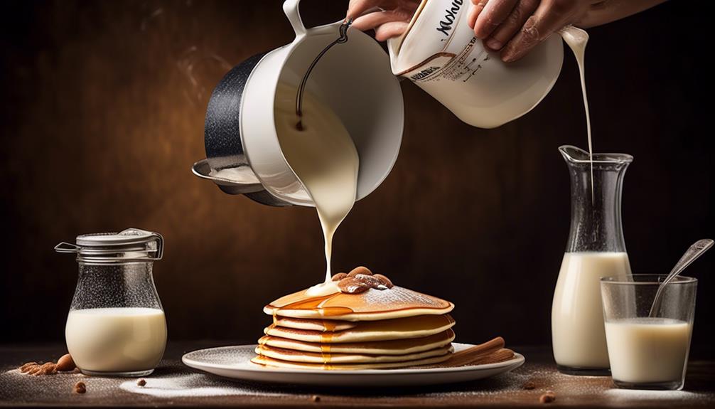 milk in pancake mix