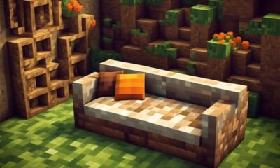 minecraft sofa building guide