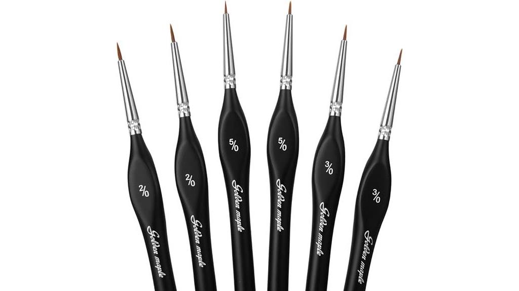 miniature painting brush set