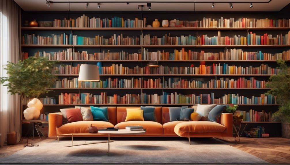 modern and stylish bookshelves