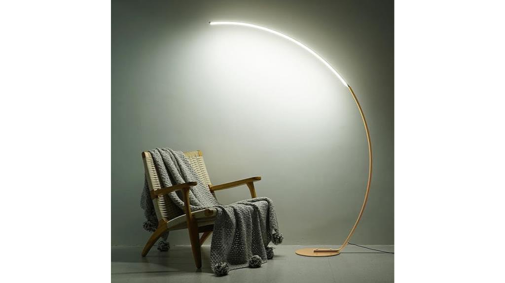 modern remote controlled floor lamp