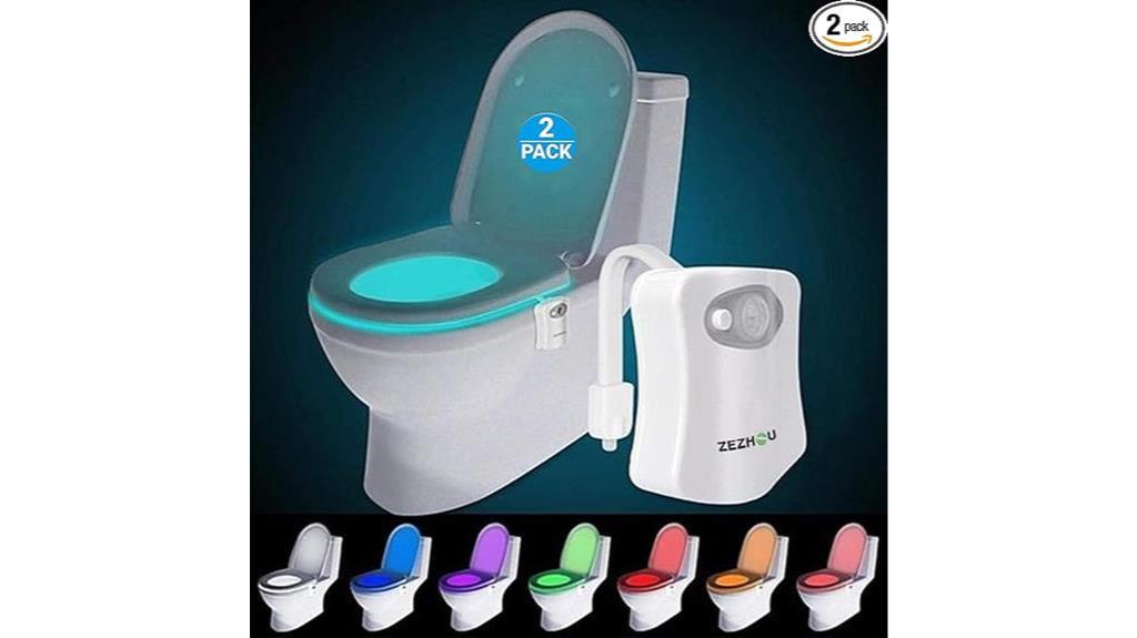 motion sensor toilet night light