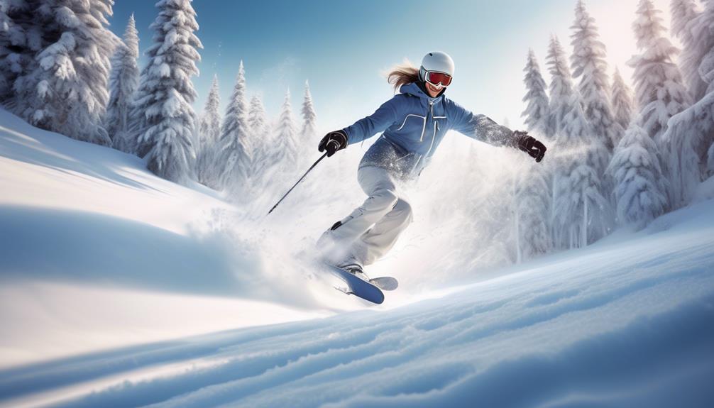 mountainous terrain invites winter sports