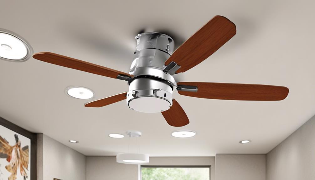 mounting ceiling fan securely