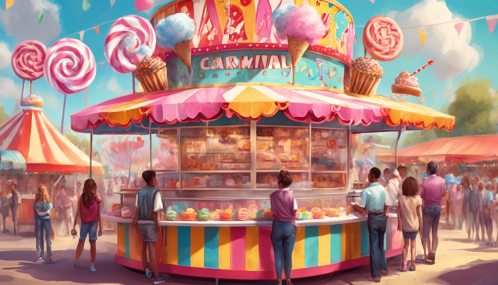 mouthwatering fairground delicacies