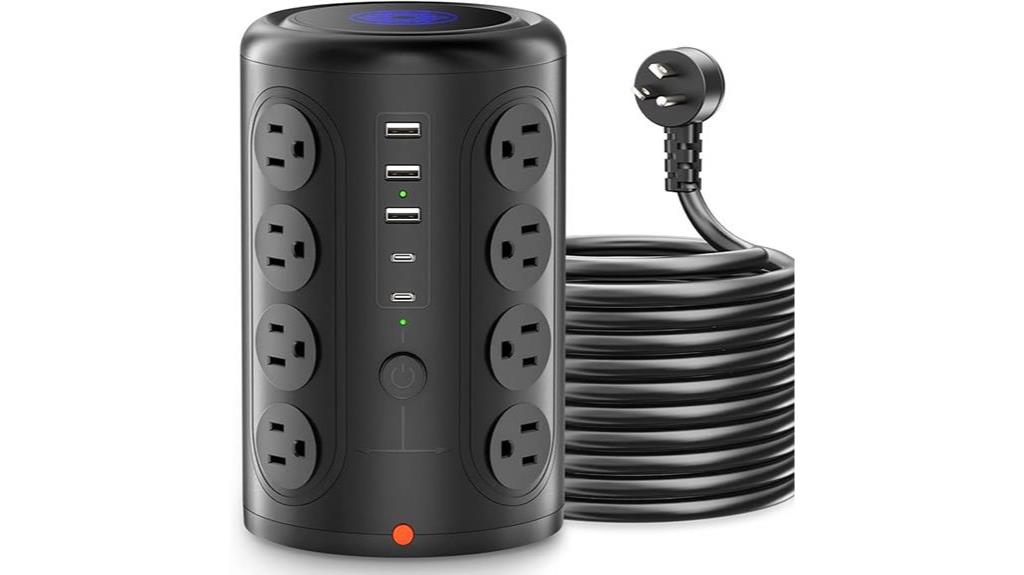 multi functional power strip tower