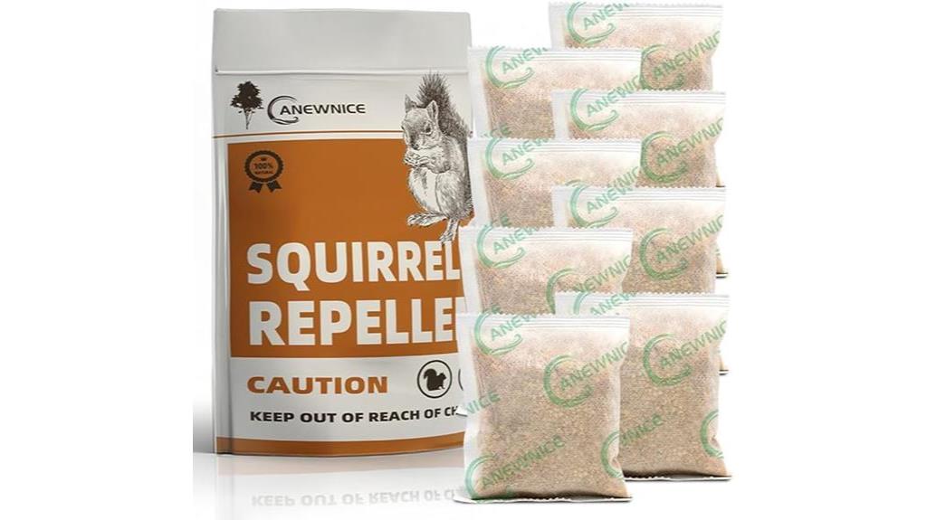 natural outdoor squirrel repellent