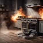 neglected unattended oven fire