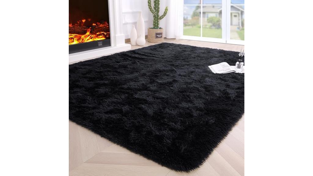 noahas fluffy bedroom rug