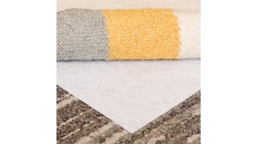 non slip rug pad for carpet