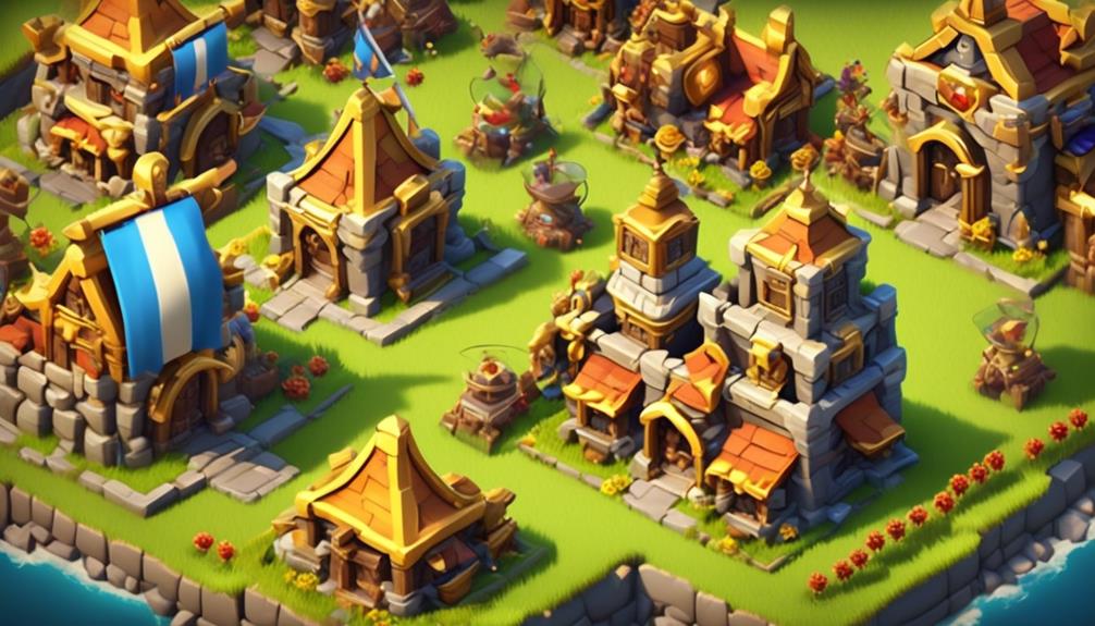 obtaining special decorations in clash of clans