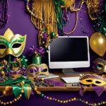 office decorations for mardi gras