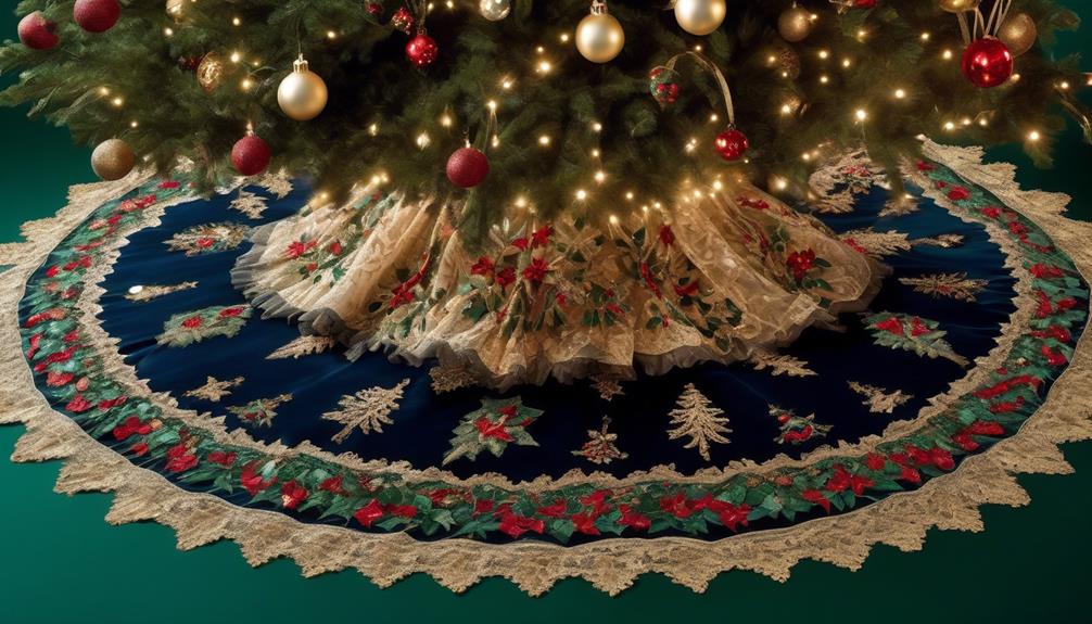 one of a kind holiday tree skirts