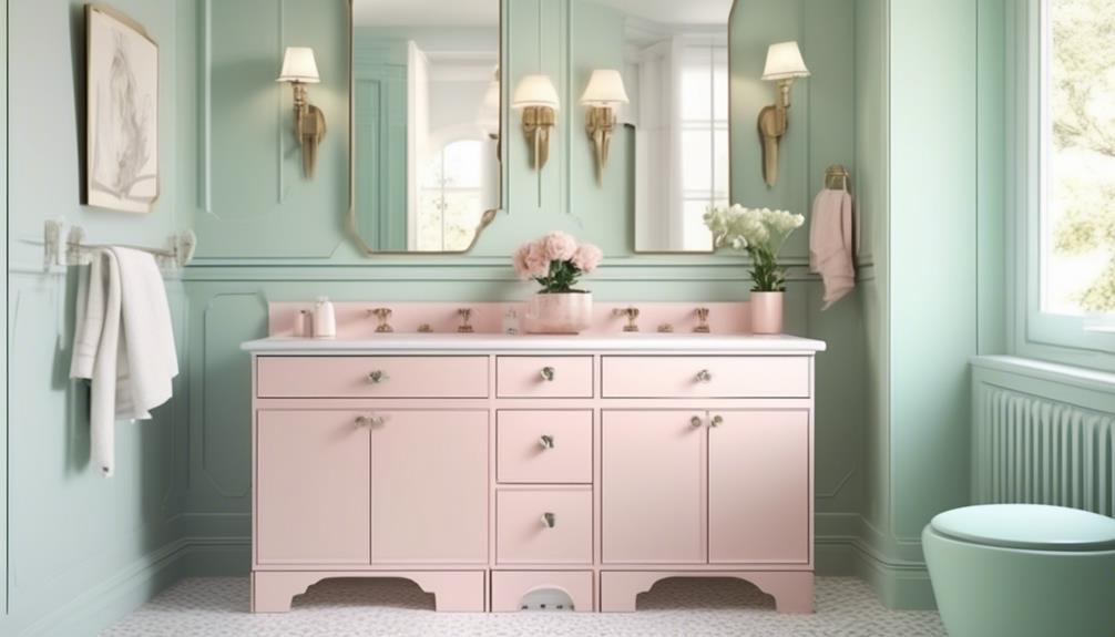 optimal colors for small bathrooms