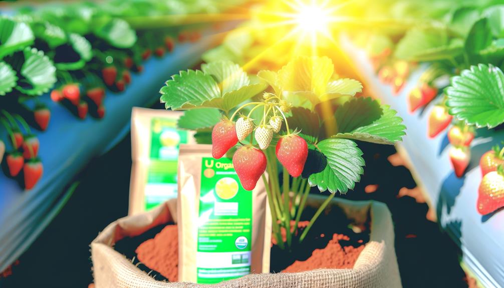 optimal fertilizers for strawberries