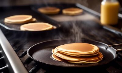 optimal griddle temperature for pancakes