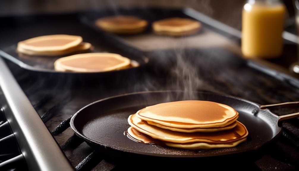 optimal griddle temperature for pancakes