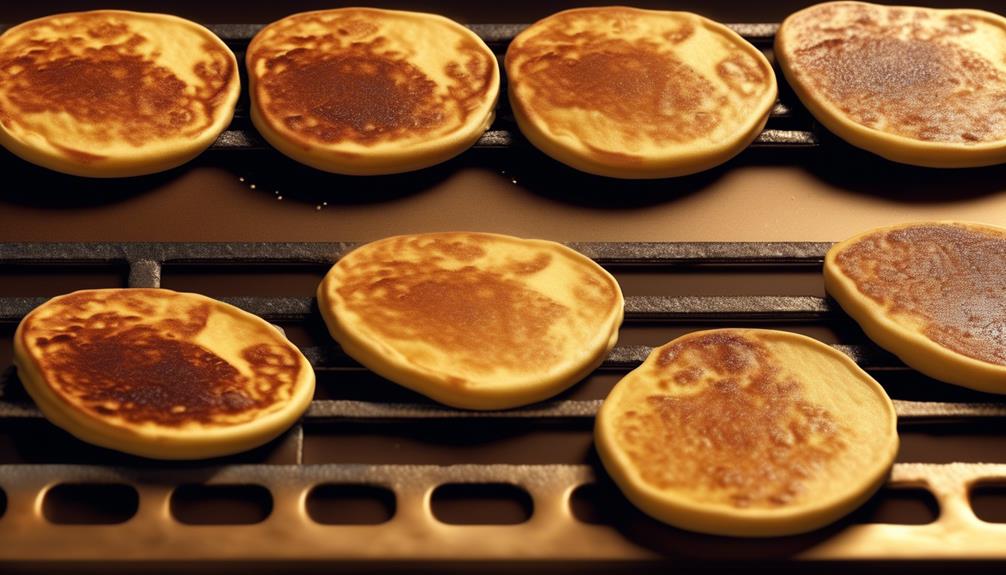 optimal heat for pancake cooking