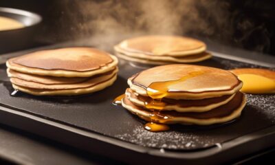 optimal pancake griddle temperature