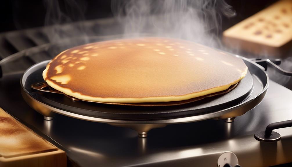 optimal temperature for pancake batter