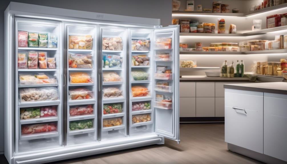 optimize storage space with small freezers