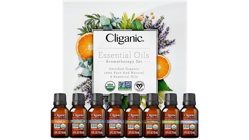 organic aromatherapy oils gift
