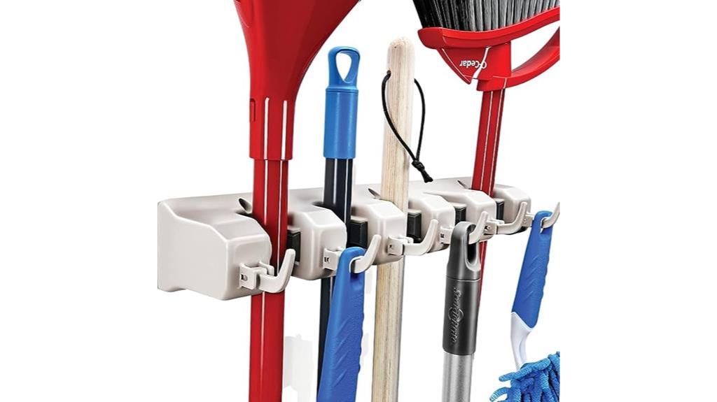 organize cleaning tools and accessories
