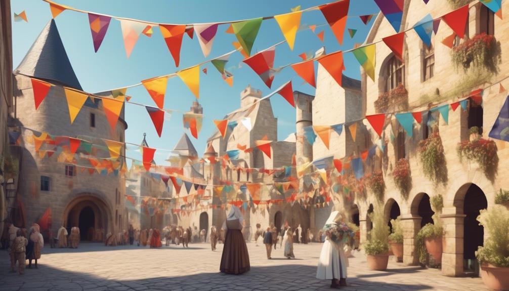 origins of bunting banners