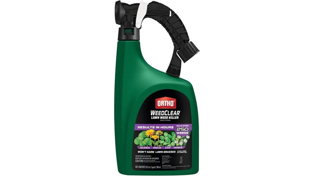 ortho weedclear ready to spray lawn weed killer
