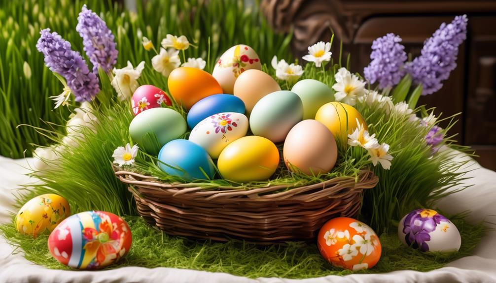 orthodox easter and eggs