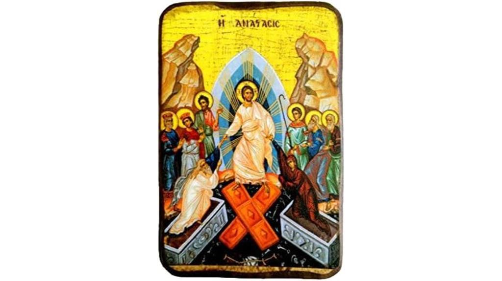 orthodox resurrection icon wooden