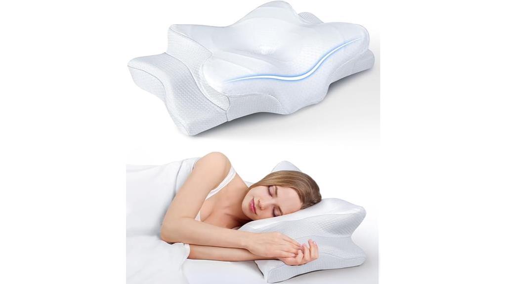 orthopedic cooling pillow for pain relief