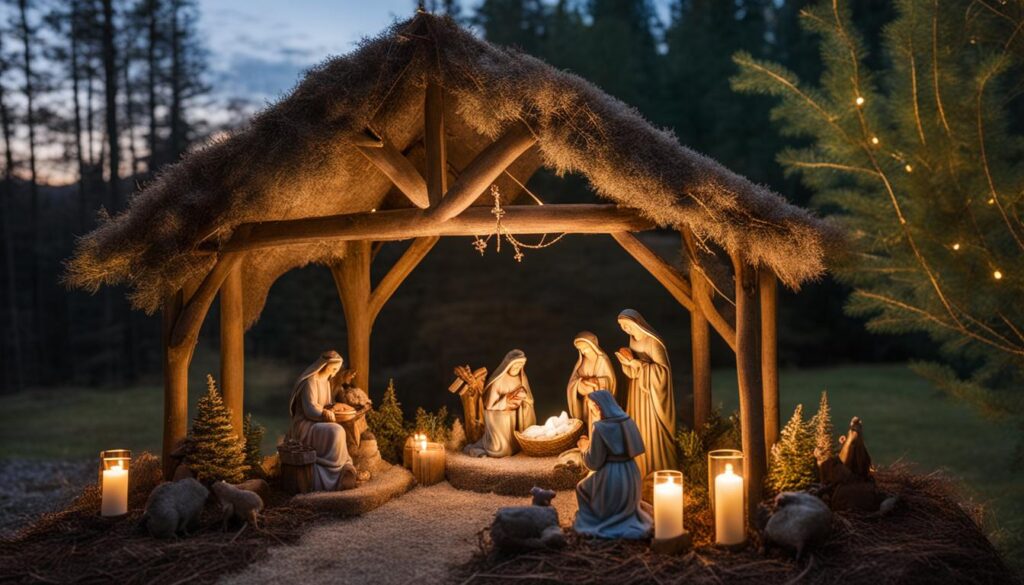 outdoor nativity scenes