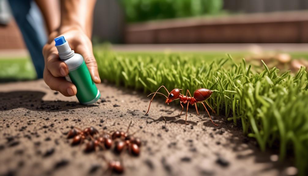 outdoor ant spray selection