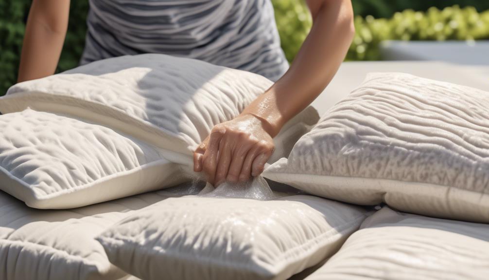 outdoor pillow care tips