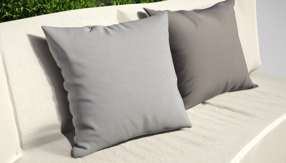 outdoor pillow insert care