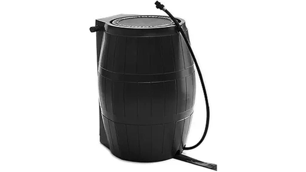 outdoor rainwater storage barrel
