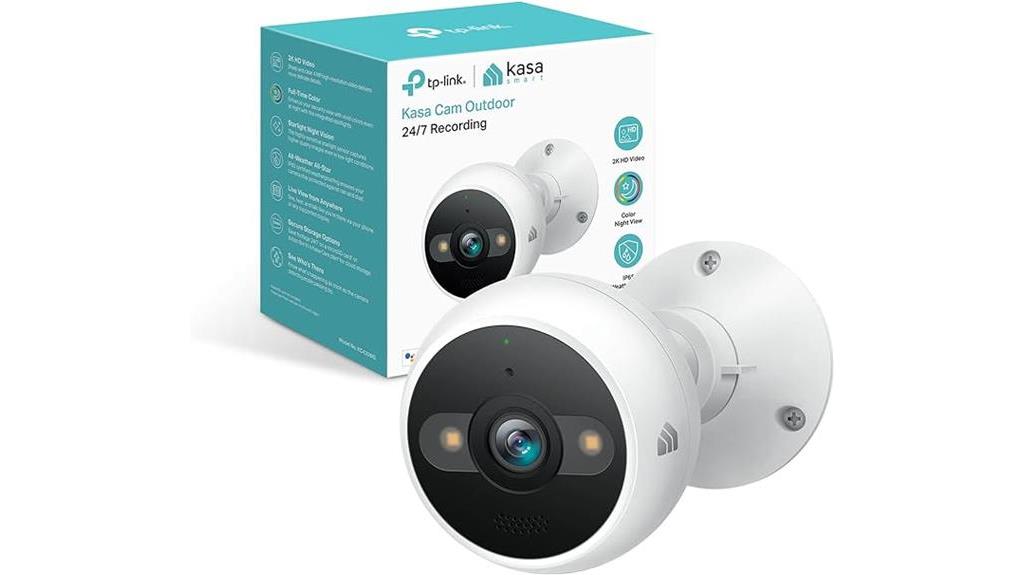 outdoor security camera with 2k resolution