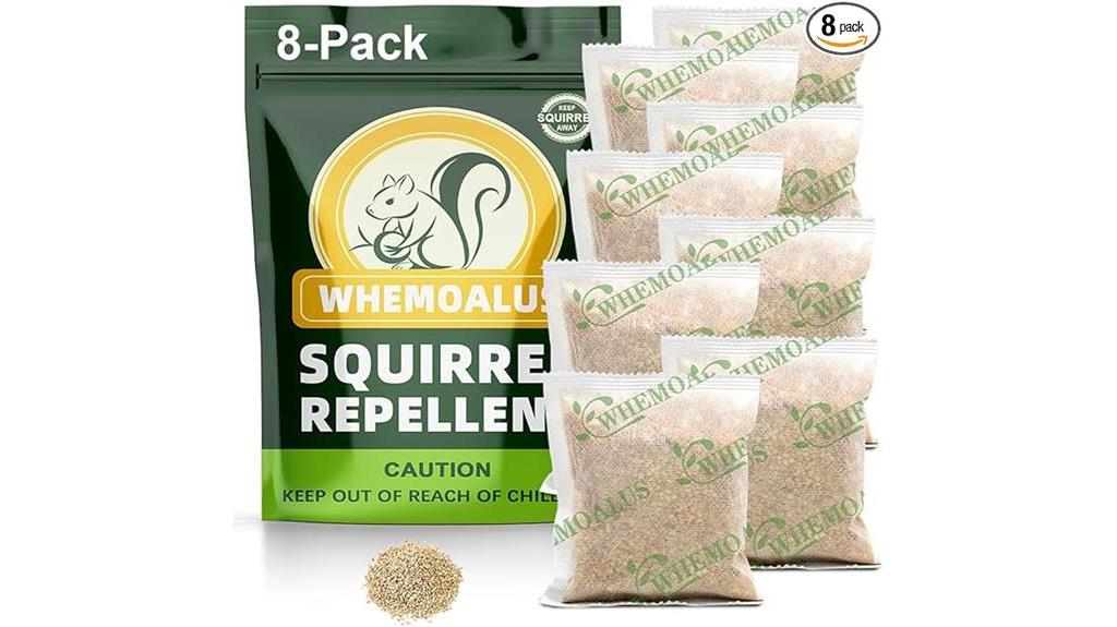 outdoor squirrel repellent packs