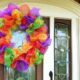 outdoor suitability of deco mesh wreaths