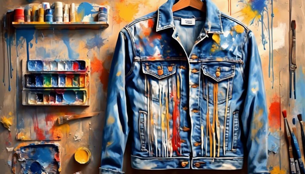 painting techniques for denim