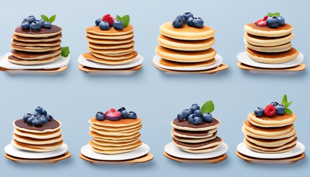 pancake temperature customization options