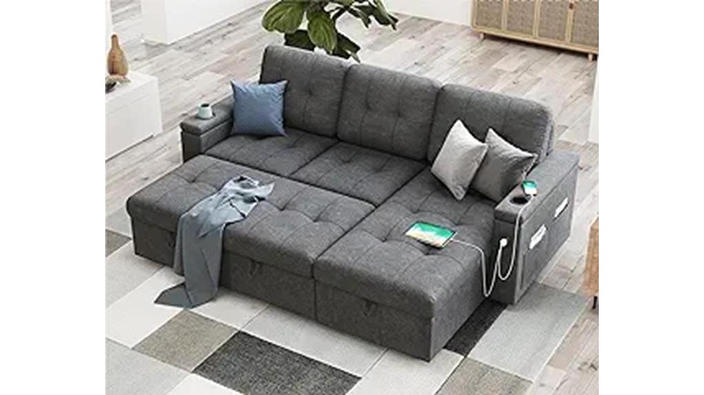 papajet sleeper sofa details