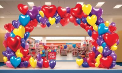 party city heart shaped balloons