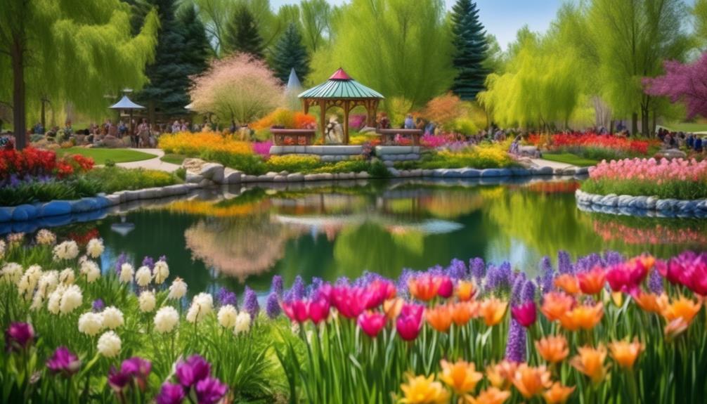 peaceful festivities bloom in north dakota s vibrant spring garden