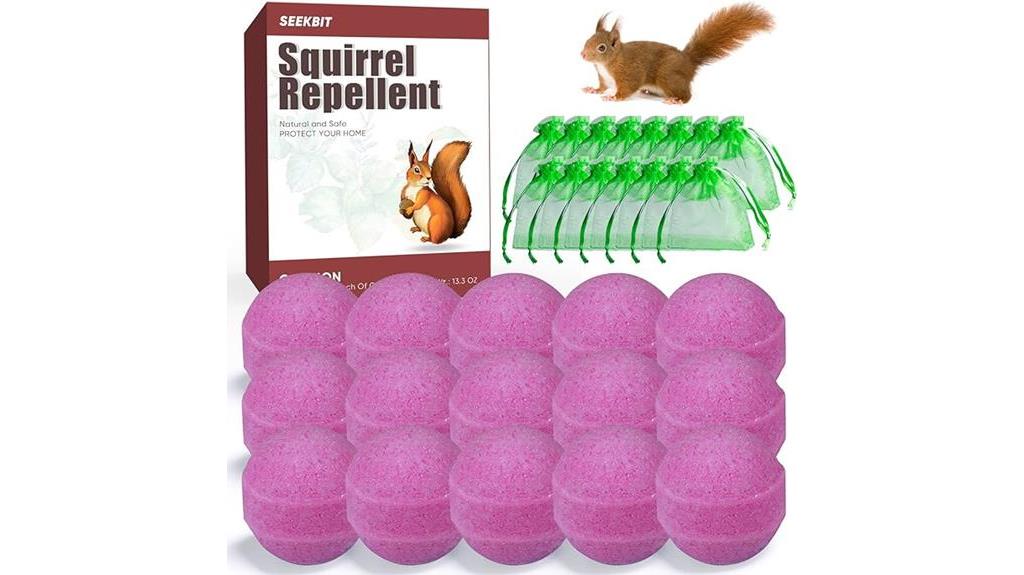 peppermint squirrel repellent 15 pack