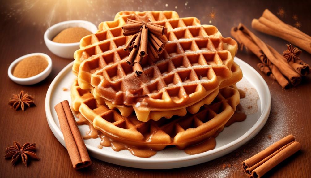 perfect cinnamon waffle recipe